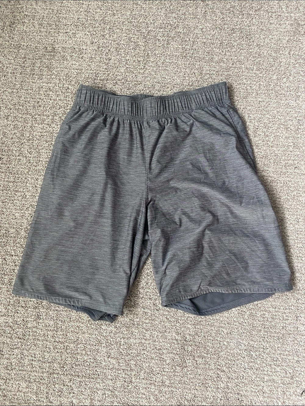 Men's Grey Athletic Shorts Athletic Works Brand Size Small